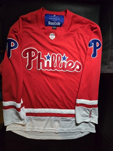 Reebok Philadelphia Phillies Hockey Trikot National League Herren Small passt Medium