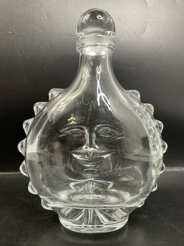 REY SOL TEQUILA ANEJO 100% AGAVE EMPTY GLASS BOTTLE DECANTER 750 ML FIFTH - Picture 5 of 11