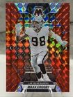 2023 Panini Mosaic Football Red Maxx Crosby #123