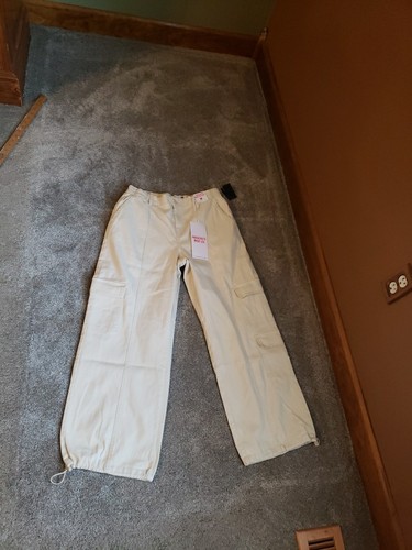 WOMAN'S CELEBRITY PINK SIZE:MEDIUM "PARACHUTE WIDE LEG PANTS"ELASTIC WAIST*NWT*