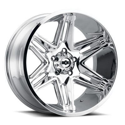 Vision Wheel 363-20081C-25 363 Razor 20x10 8x6.5 -25mm Chrome