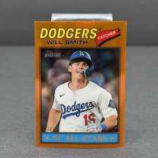 2026 Topps Heritage Will Smith Chrome Orange Refractor /25 Dodgers
