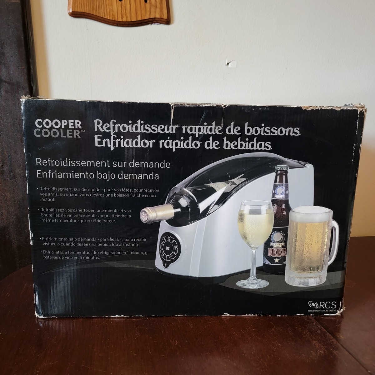 クーパークーラー　COOPER COOLER Chill On Demand Cooper Cooler Rapid Beverage Wine Chiller Chill On Demand HC-01