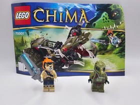LEGO Legends of Chima 70001 Crawley&rsquo;s Claw Ripper w/ Minifigures Instructions