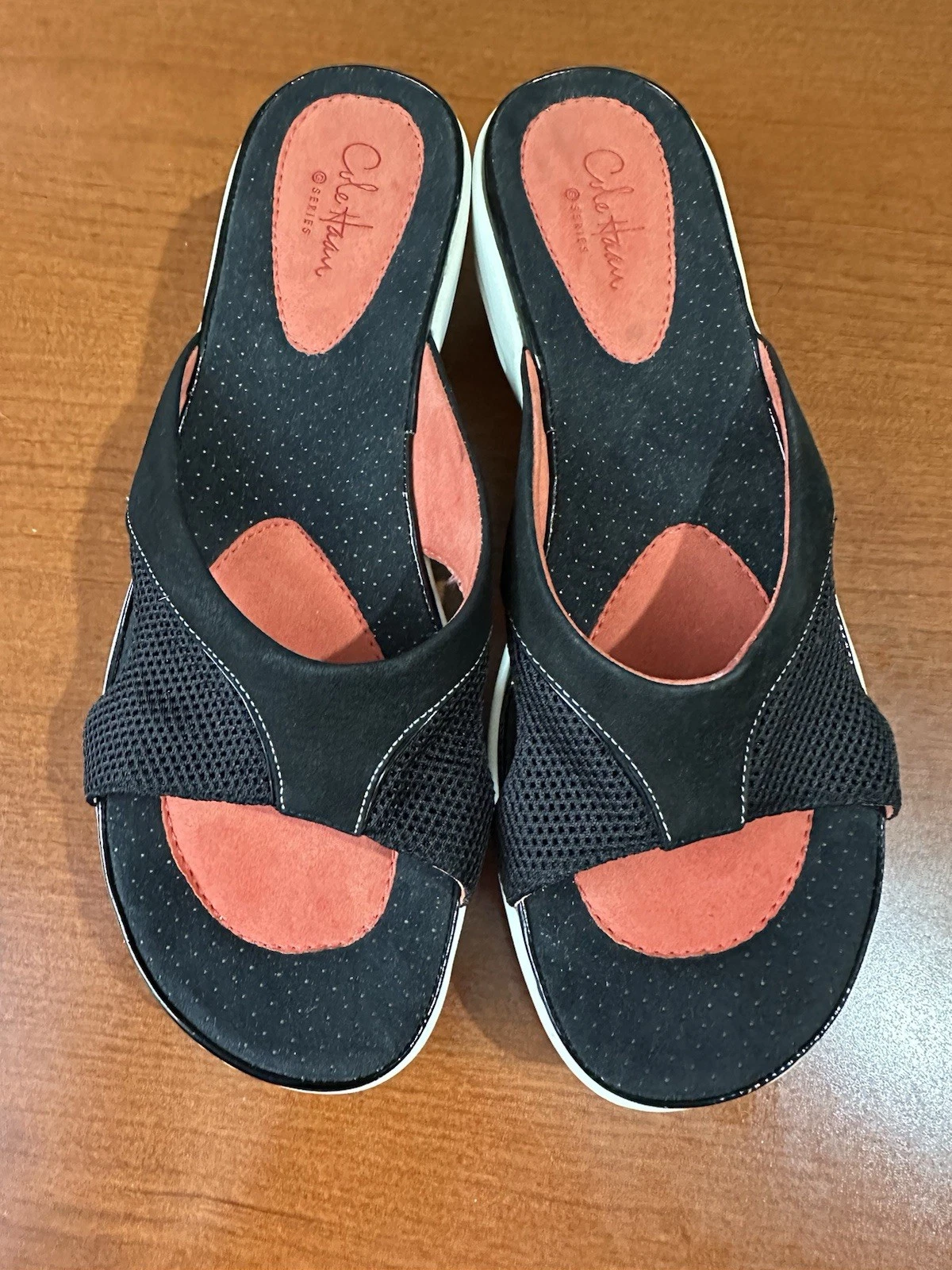 NIKE Donna COLE HAAN AIR.HAMPDEN.SLIDES nero taglia 8 5