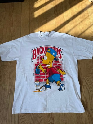 #ad BACKWOODS Bart Simpson T shirt 2XL $86.99