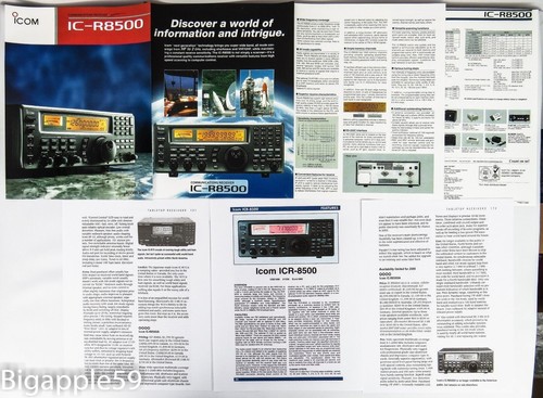 Receptor de radio de onda corta Icom IC-R8500 100 KHz - 1999,99 MHz **UNIDAD DESBLOQUEADA** - Imagen 12 de 13