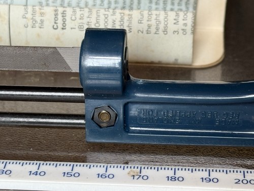 Nuevo Afilador de Sierra de Archivo Marca Eclipse Nº 38 Antiguo Stock Sheffield Hecho en Inglaterra - Imagen 13 de 24