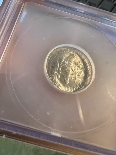 Moneda de diez centavos Roosevelt de plata 1954-S 10c - ICG MS 67 - ¡BONITA MONEDA! - Imagen 12 de 14