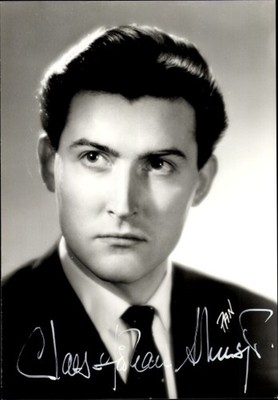 Photo opera singer Claes-Håkan Ahnsjö, autograph - 11518932