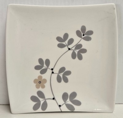Maxwell & Williams Designer Homewares Entwine Square Dish c2011 Gold & Silver