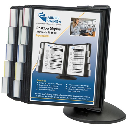 Arnos Swinga Visual Desktop Display (10 Panels) - Visual Displays, AR-B021 - Picture 2 of 2