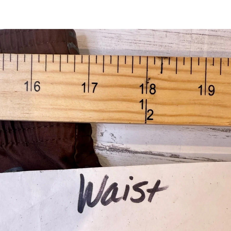 De Colección Billabong y2k Natación Satén Talla 10 Marrón Tablero Corto Floral Playa Mujeres Foto 3 de 4