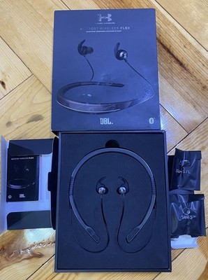 Under Armour JBL Sport Flex Wireless Neckband Flex Headphones Black Bluetooth