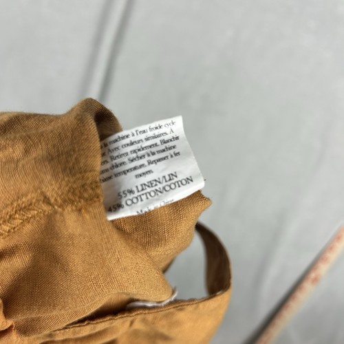 Szorty Grae Cove Mieszanka lnu XXL Rudza Lagenlook Sznurek Boho Beachy Coastal - Zdjęcie 9 z 9