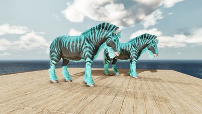 Ark Survival Ascended - Tron Equus Pair Top Stat  PC/PS5/XBOX  PVE
