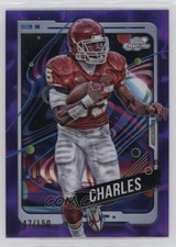 2024 Topps Cosmic Chrome Purple Nebula Refractor 147/150 Jamaal Charles #49 1k9t