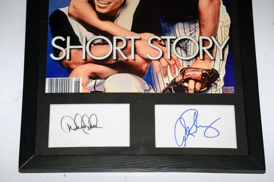 DEREK JETER & ALEX RODRIGUEZ Sports Illustrated Framed Photo Signed Card Autos - Image 3 of 3