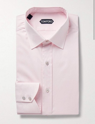 Tom Ford Pink 100% Cotton Button Down Dress Shirt - Picture 5 of 5