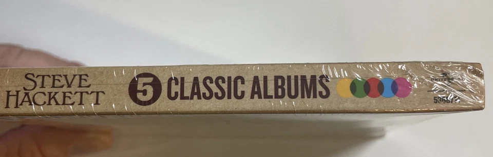 5 Classic Albums Cd Box Set By Steve Hackett SEALED - Image 3 of 4