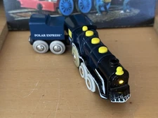 BRIO Wooden Train Battery Operated Polar Express & Tender! Thomas! Read