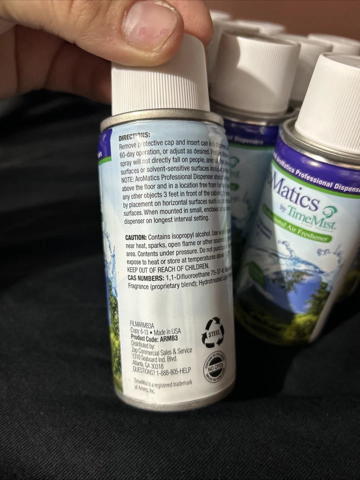 Estuche de 12 recambios Time Mist Meadow Breeze 3 oz stock antiguo Foto 3 de 4