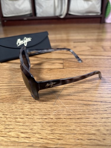 Maui Jim Sunglasses MJ735-11S Orchid STG-BG Brown Tort/Grey 56-19-140 Italy - Picture 3 of 12