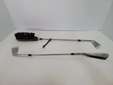 Vintage Golf Club Iron Metal Shoe Horn And Brush Set 20  Long