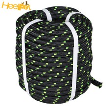 Double Braid Polyester Rope100 FT Rigging Rope 1/2" 6180lbs Breaking Strength