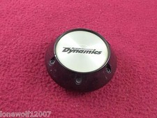 Team Dynamics Wheels Gloss Black W Beige Logo Custom Wheel Center Cap 1