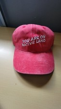 Urban Native Era You Are On Native Land Everyday Cap/Hat Red