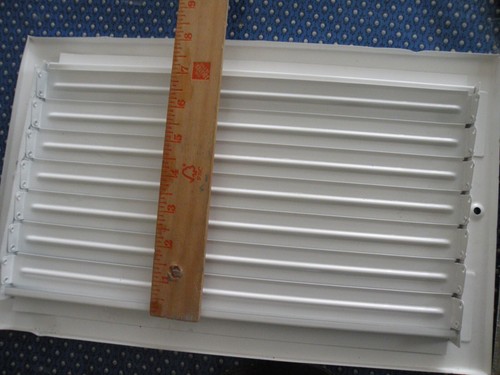EZ FLO 14 -8 inch duct opening white air vent cover new other - Picture 4 of 5