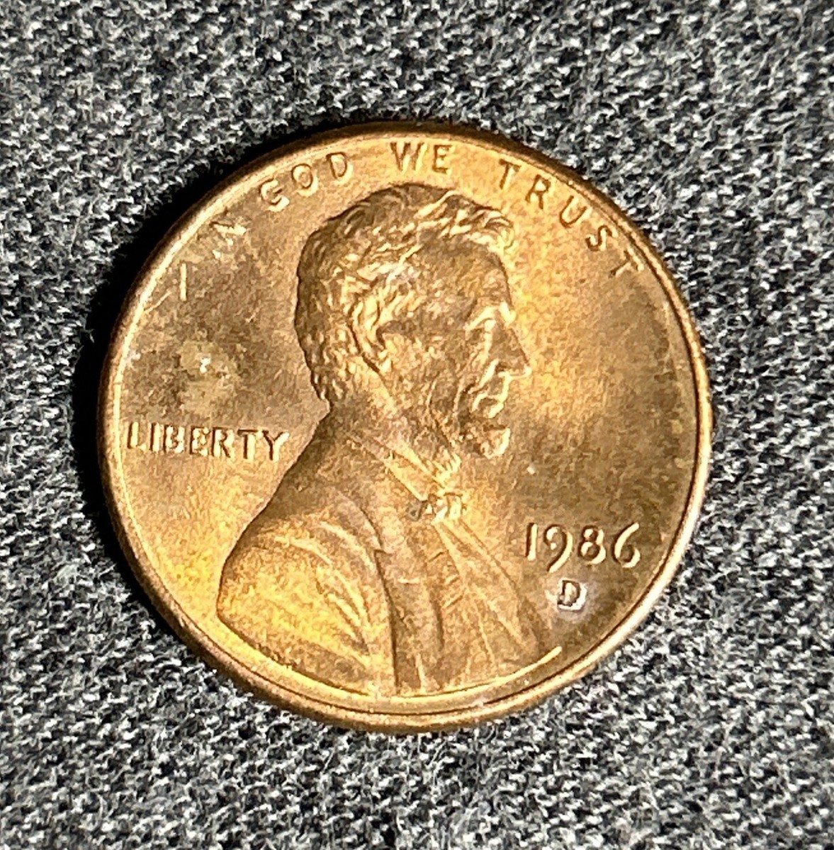 penny正規品 1986 Lincoln Memorial Penny: Broadstrike Error | eBay