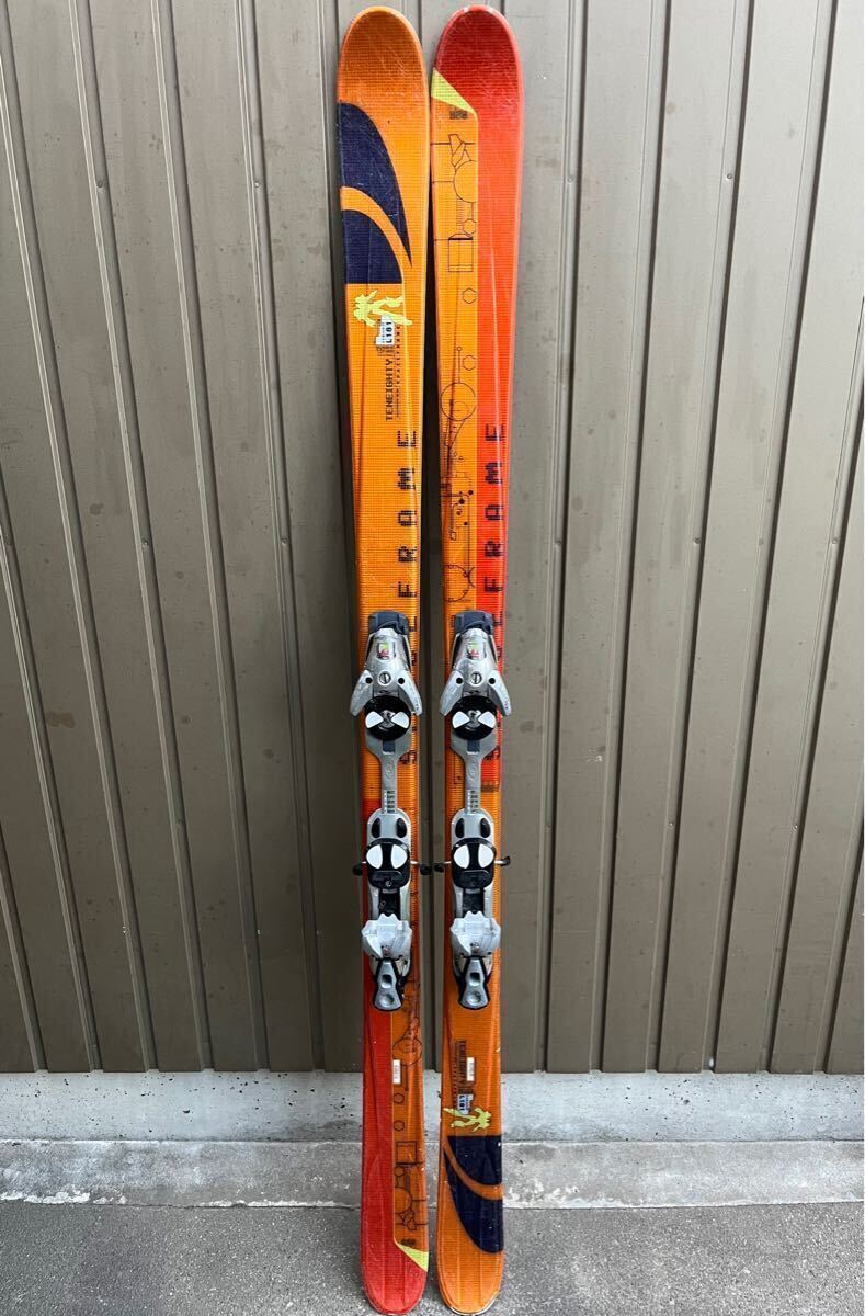 Salomon Teneighty Skis 181Cm Binding S912Ti Freeride Mogul Salomon Teneighty Skis 181Cm Binding S912Ti Freeride Mogul