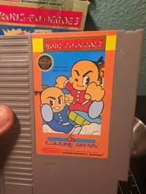 NES Nintendo Kung-Fu Heroes CIB - Cartridge, Manual, & Box Ex Rental Copy