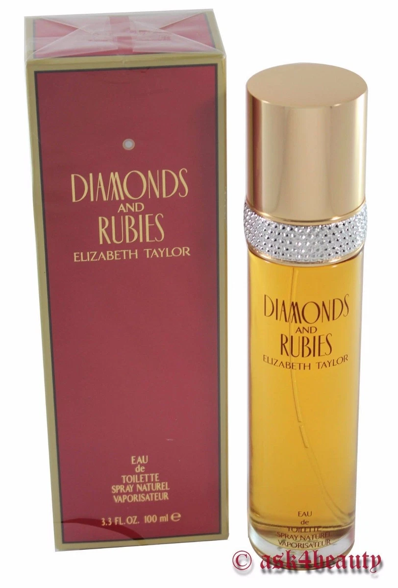 Diamonds Rubies by Elizabeth Taylor 3.3oz 100ml Edt Spray For