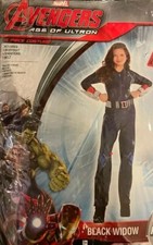 Avengers Marvel Age of Ultron Child's Black Widow Med Costume Halloween Dress Up