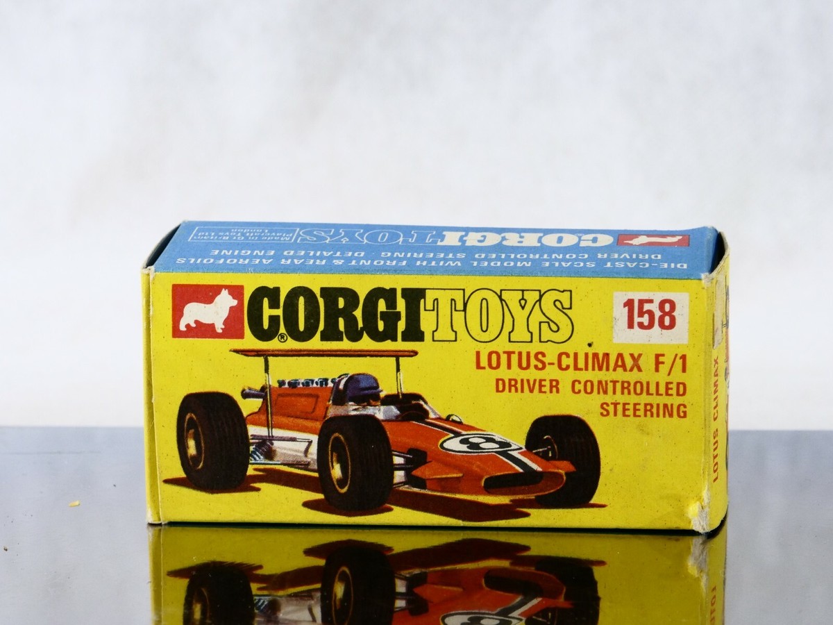Corgi n° 158 Lotus Climax F1 ancienne boite seule box only 1/43 | eBay