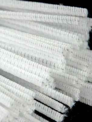 100 WEICHE PFEIFENREINIGER extra saugfähig feine Qualität CHENILLE STICKS