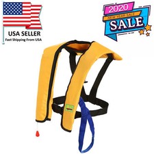New Year Sales Manual Life Jacket Vest Inflatable PFD Survival Floatation New