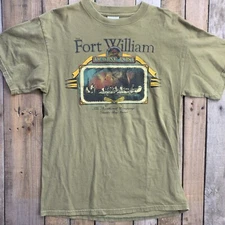 Fort William Trading Post T-Shirt Mens Size L Thunder Bay Canada Northwest Co