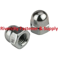 (5) 1/4-28 Stainless Steel Acorn / Dome / Cap Hex Nut  1/4 x 28 Nuts 1/4x28