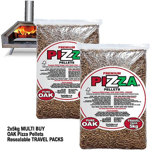 Premium Pizza Oven Pellets 100% Oak - 100% Beech for Pellet Pizza Ovens Ooni etc - Imagen 11 de 16