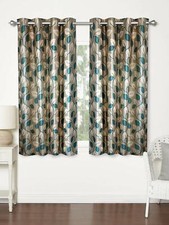 New 2 Piece Eyelet Window Curtain Set - 5 ft