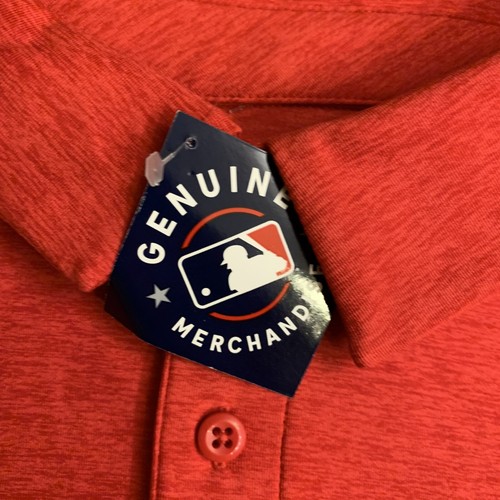 Under Armour Washington Nationals Golf Polo Shirt Men's size 2XL XXL Red - Picture 7 of 7