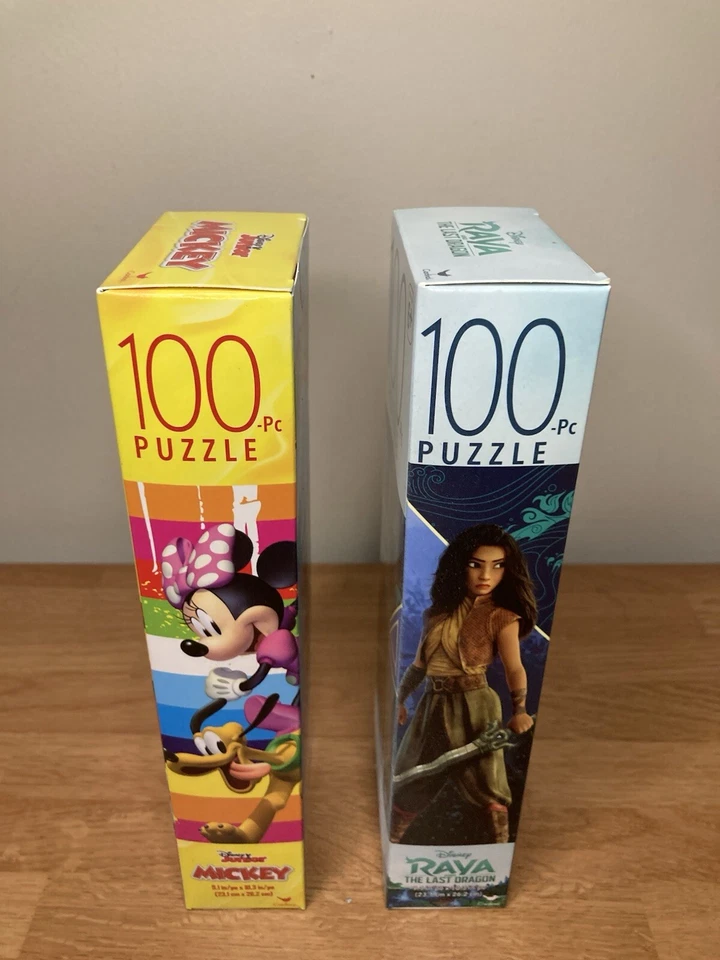 Lote De 2 Rompecabezas Disney - 100 Piezas Raya-100 Piezas Junior Mickey Disney Foto 4 de 4