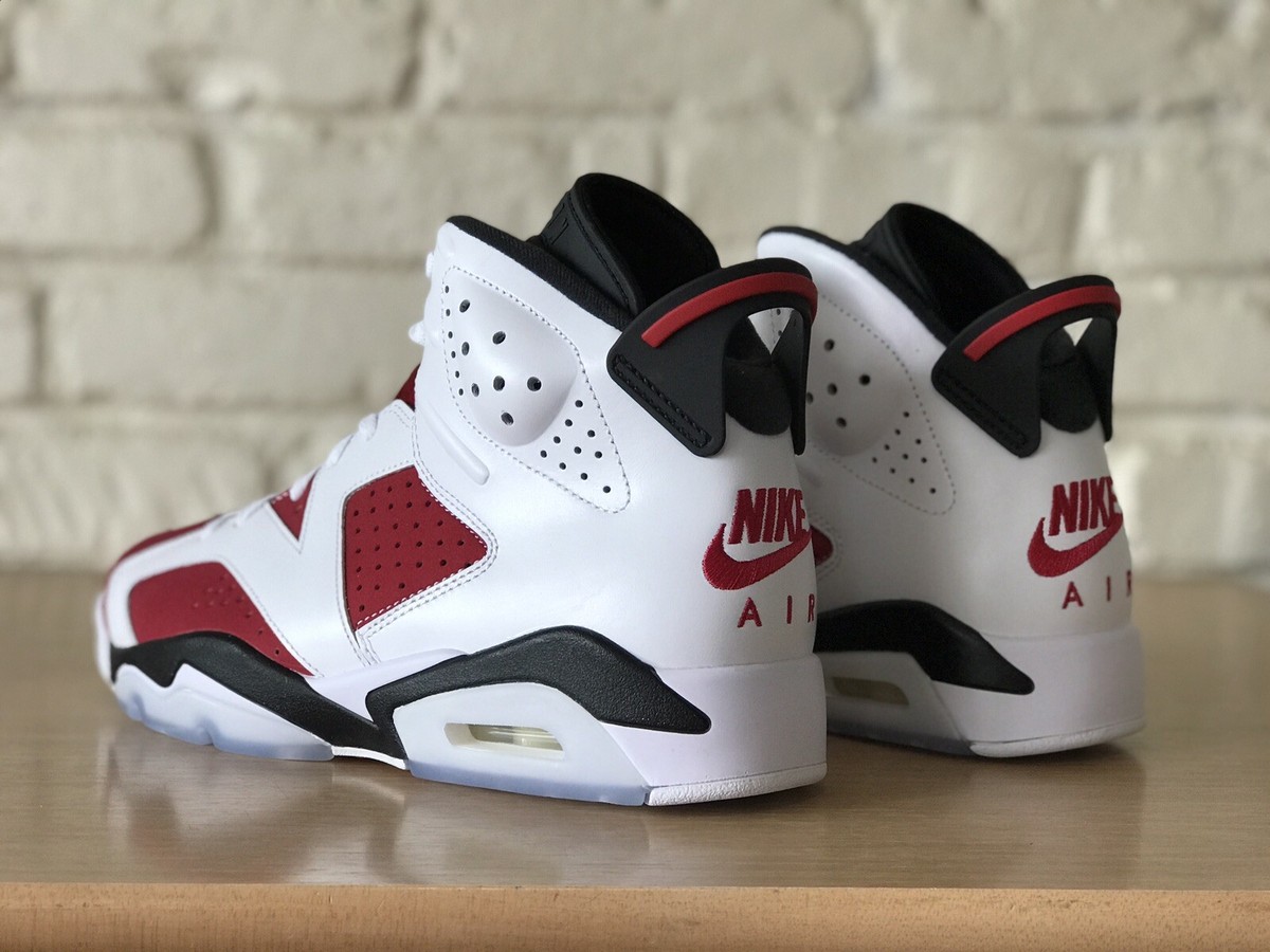 Nike Air Jordan 6 Retro Carmine White/Carmine-Black CT8529-106 Men