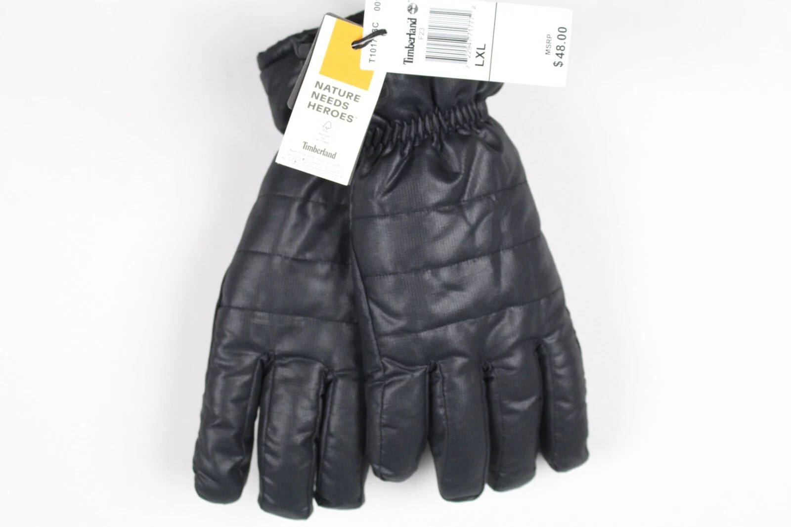 Timberland Women's Winter Gloves Fleece Lined Touchscreen L/XL Black T101793C