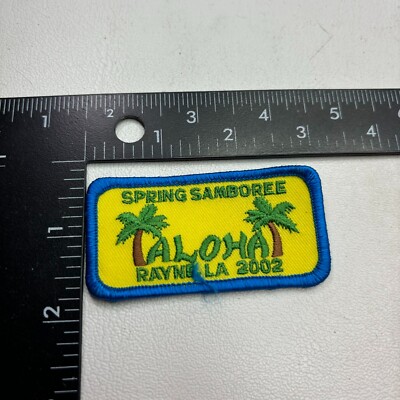 Hawaii ALOHA Theme SPRING SAMBOREE RAYNE Louisiana 2002 Patch 471V