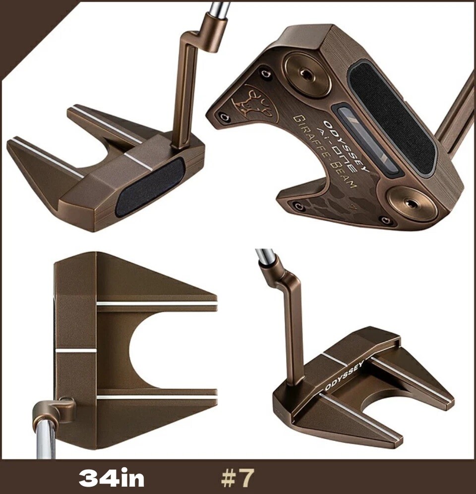 Odyssey Ai-ONE GIRAFFE-BEAM #7 Putter 34in STROKE LAB 90 Steel